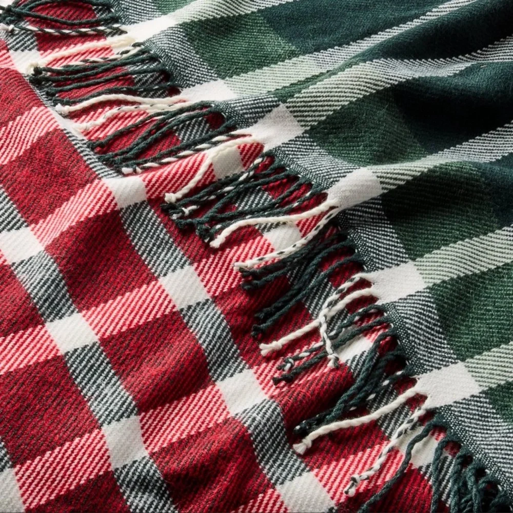 50”x60” Plaid Value Throw Blanket— Hearth & Hand with Magnolia